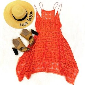 FREE PEOPLE | “Just like Honey” Lace Open-Back Dress